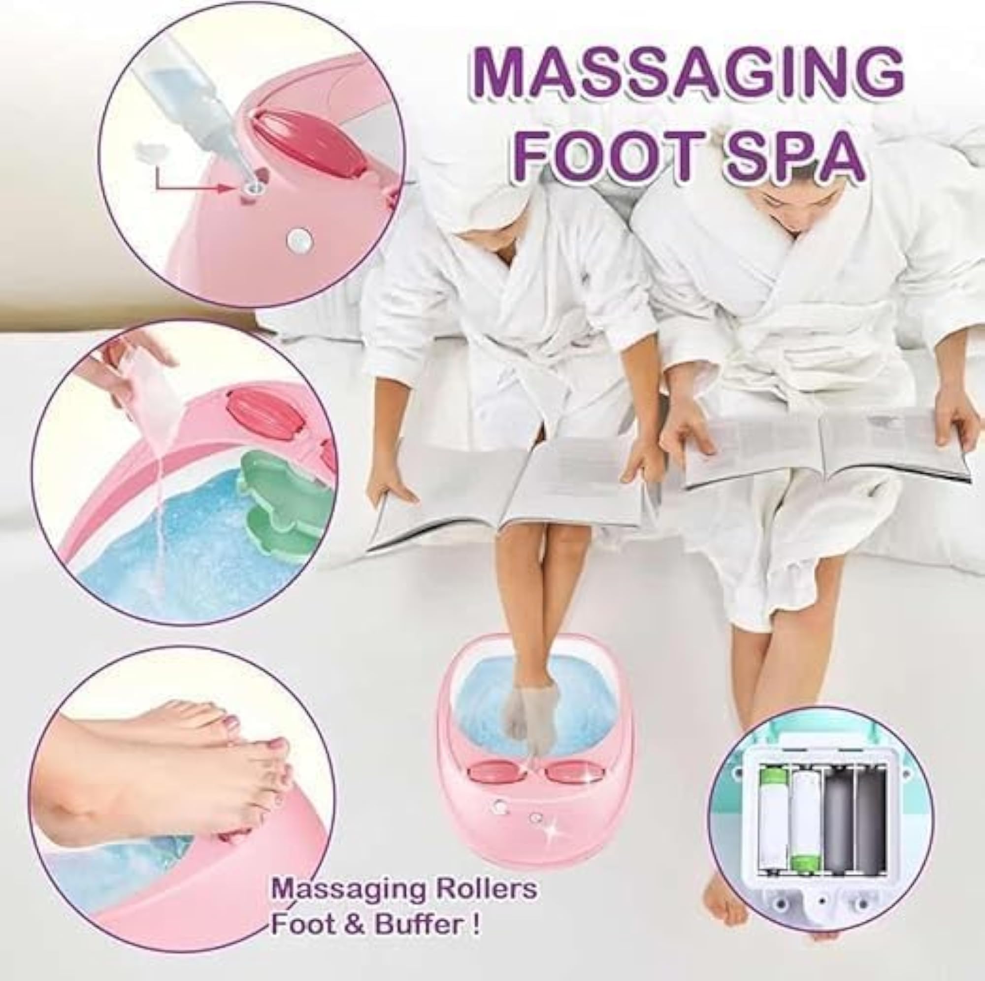 Kids Foot Spa Toy Massaging Foot Soak Tub